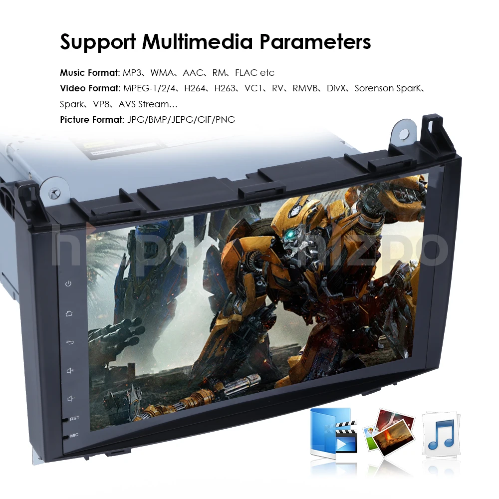 " 2 GB ram Android 9,0 автомобильный без DVD gps радио плеер для Mercedes Benz Sprinter W169 W245 W906 A/B класс Vito Viano W469 W639+ Cam