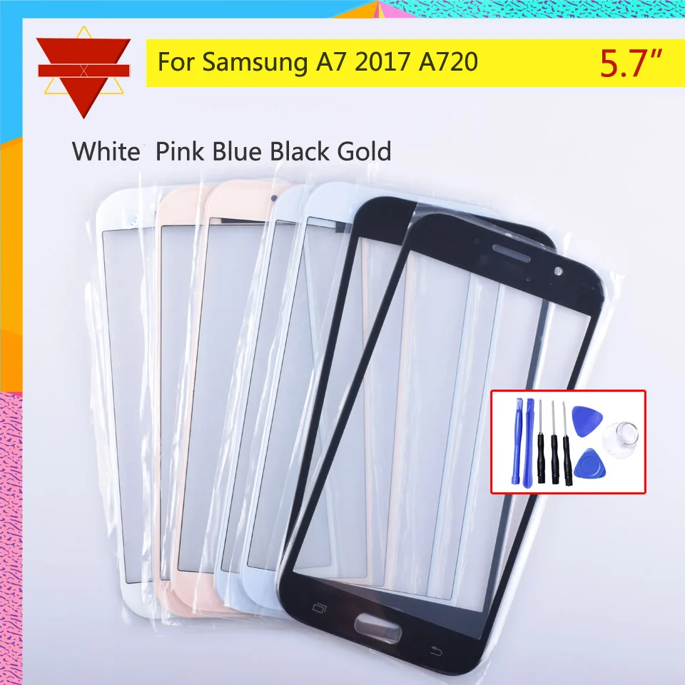Сенсорный экран для Samsung Galaxy A7 2017 A720 A720M SM A720F A720F/DS сенсорный стекло передней