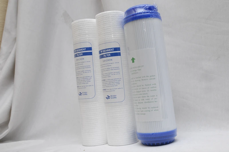 10-Inch Water Purifier Filter 1 PCS UDF Granular Activated Carbon + Two PP Cotton Reverse Osmosis System | Водяные фильтры