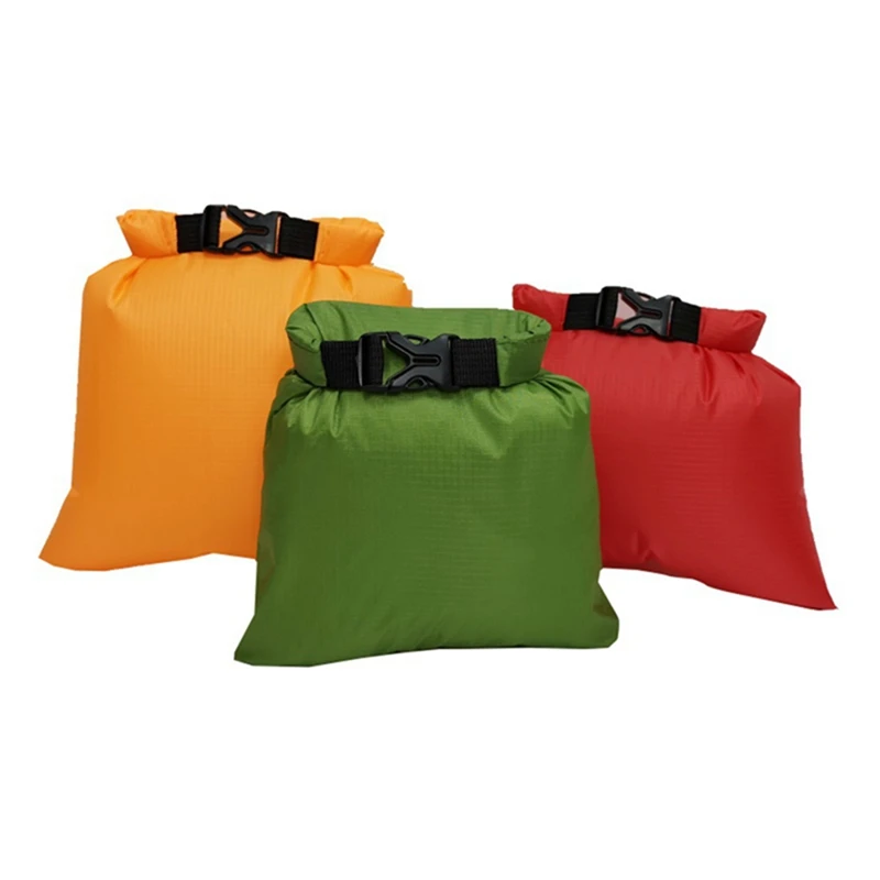 

3pcs/set Waterproof Dry Bag Pack 1.5L/2.5L/3L Outdoor Waterproof River Rafting Swimming Boating Water Resistance Bag