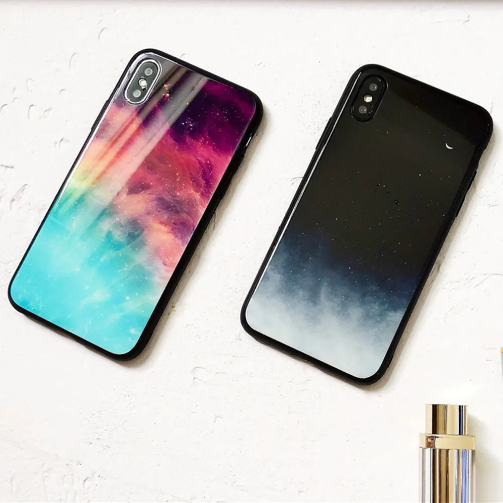 KISSCASE чехлы для телефонов с глянцевым стеклом SKY huawei mate 20 P30 Pro P20 Lite P умные Чехлы Honor