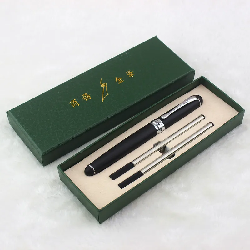 Новые черные чернила для ручки Jinhao 750 из нержавеющей стали шариковые с