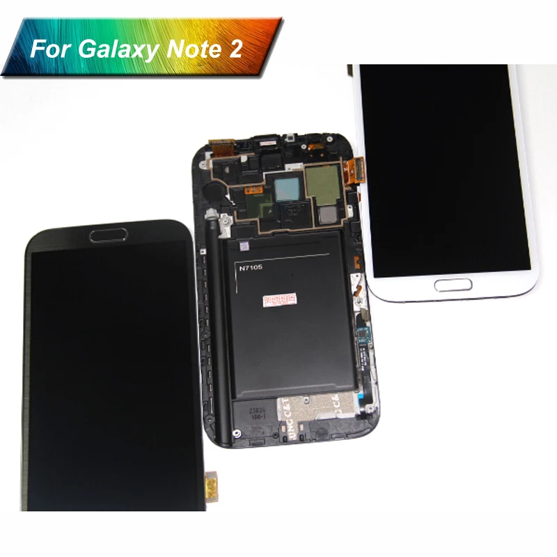 ЖК дисплей для Samsung Galaxy Note 2 N7100 сенсорный экран с дигитайзером Замена дисплея