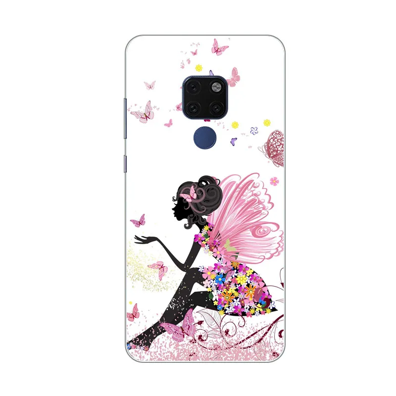huawei mate 20x Case Silicon cartoon Painting Soft TPU Back Cover for protect Phone cases shell |