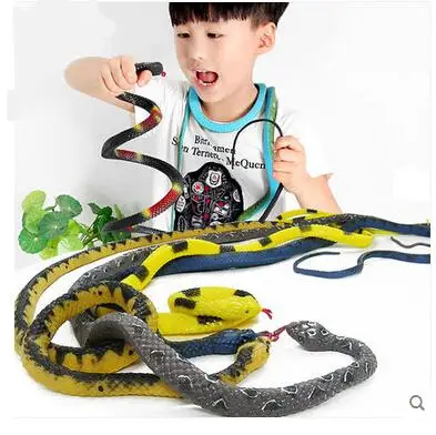 Мягкая игрушка-змея пластиковая змея рандомная прикольная розыгрыш страшная |