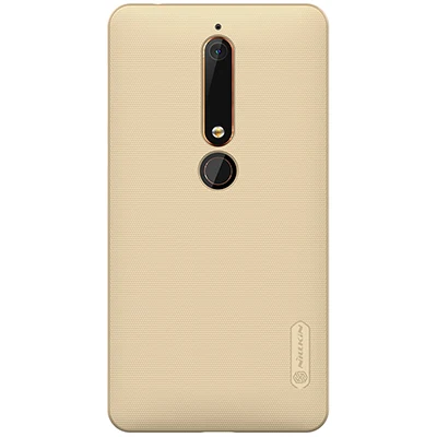 Золотой Чехол для Nokia 6 чехол для Nokia 6 NILLKIN Супер Матовый Защитный матовый чехол для Nokia 6 - Цвет: Золотой