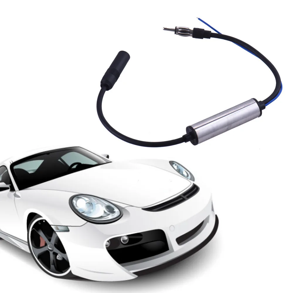 Универсальная автомобильная антенна стерео радиоприемник DC 10 15 в 13 дБ усилитель