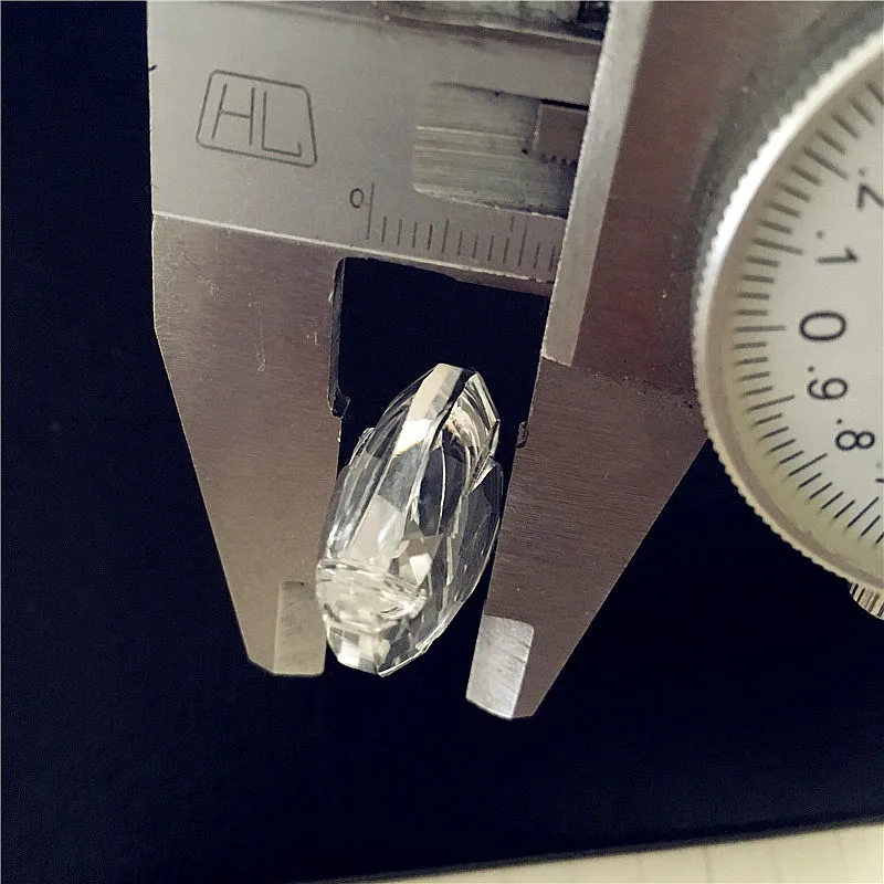 Капли воды 38 мм хрустальные люстры лампы могут связаться с 14 бусины в форме