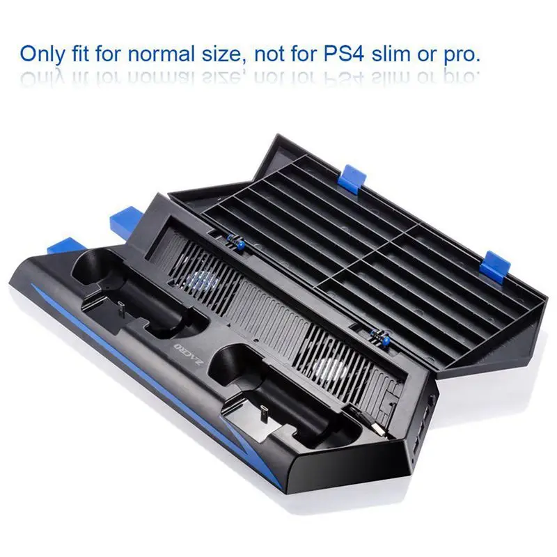 Для PS4 вертикальная подставка охлаждающий вентилятор двойная зарядная станция