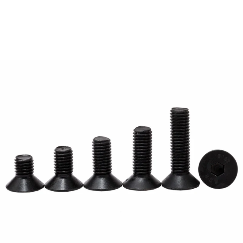 Винт с шестигранной головкой метрический резьбовой потайной болты шестигранным