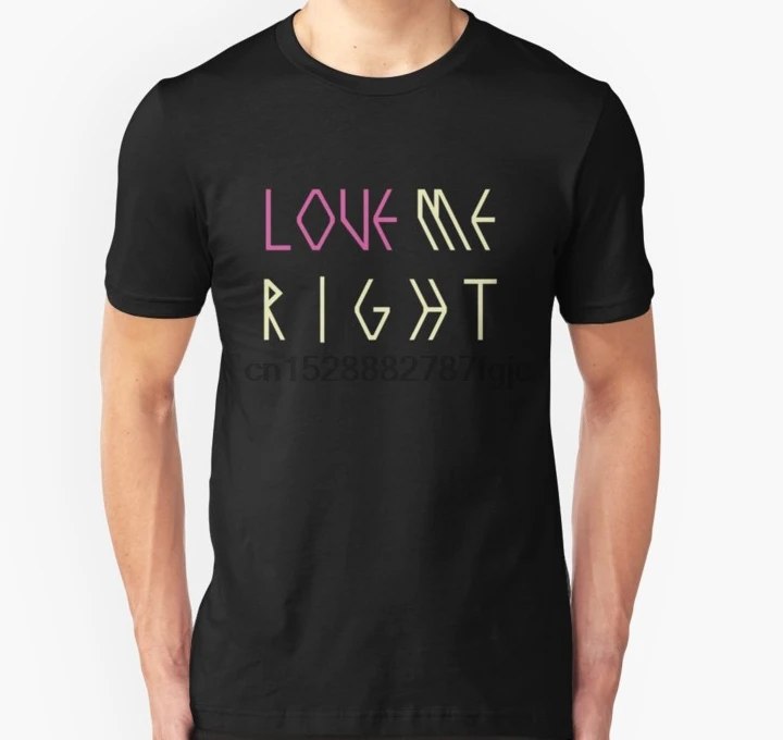 Мужская футболка с коротким рукавом EXO Love Me Right женская | одежда
