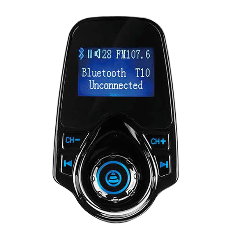 Bluetooth автомобильный комплект громкой связи Встроенный микрофон fm передатчик