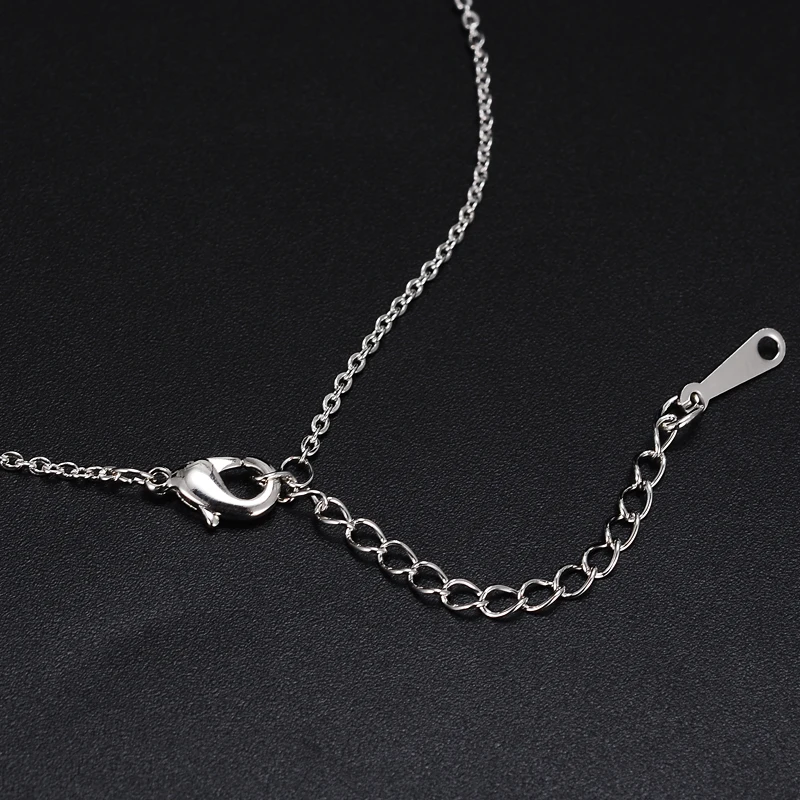 Personality Lovely Necklace for Women Plated Silver Pendant Gorgeous Love Jewelry Christmas Gift NK-HS031 | Украшения и