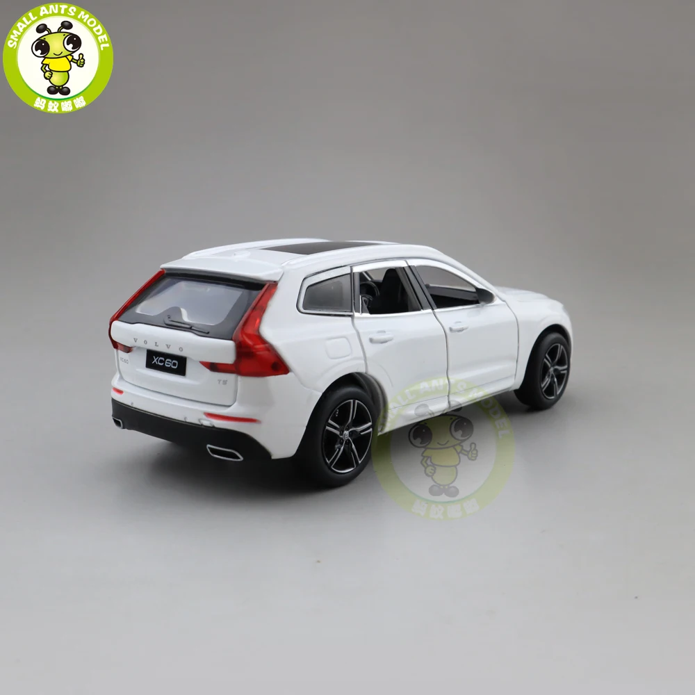 1/32 JACKIEKIM все новые Volvo XC60 литая модель автомобиля игрушка джип для детей Подарки для мальчиков девочек звуковое освещение Вытяните назад