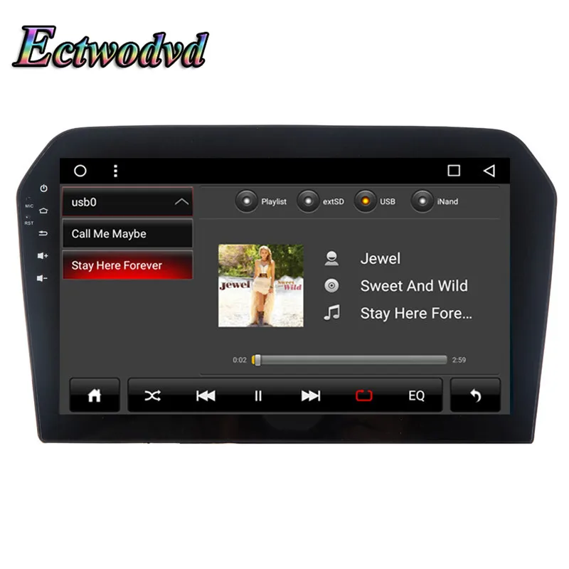 Ectwodvd Восьмиядерный Android 8 1 4G + 64G Автомобильный Радио Стерео gps навигация для VW JETTA