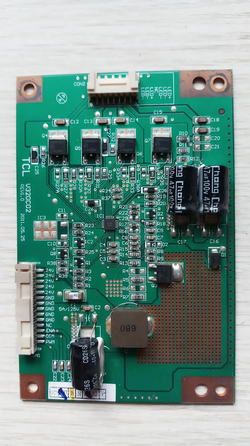 Оригинальный LE32D78 постоянного пластина тока V320C02 с сенсорным экраном