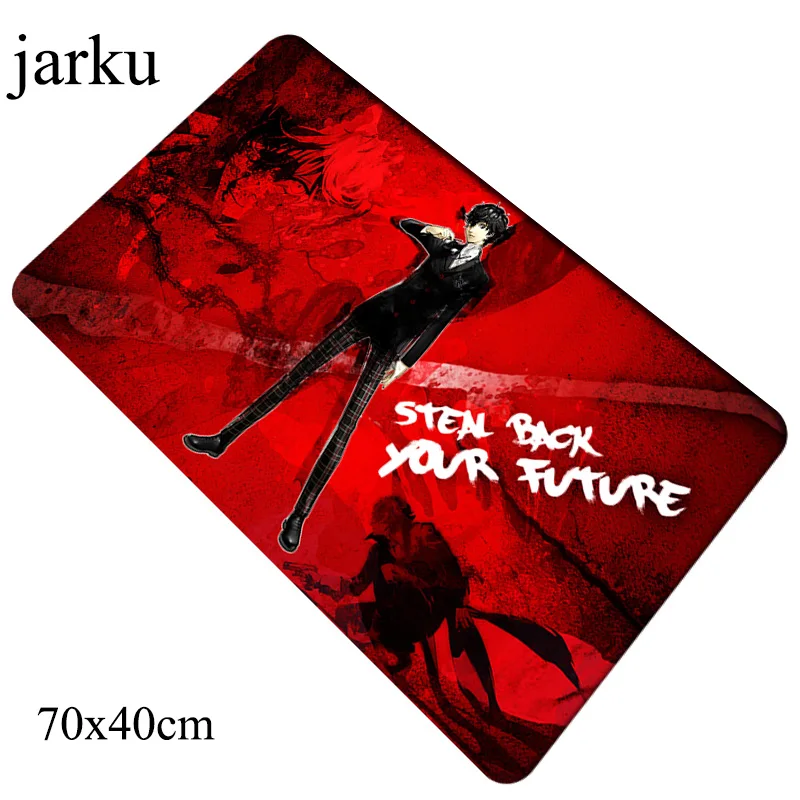 Persona 5 Коврик для мыши геймер милый 700x400x2 мм notbook коврик для мыши игровой коврик для мыши Большой объемный рисунок коврик для мыши стол для компьютера коврик для мыши