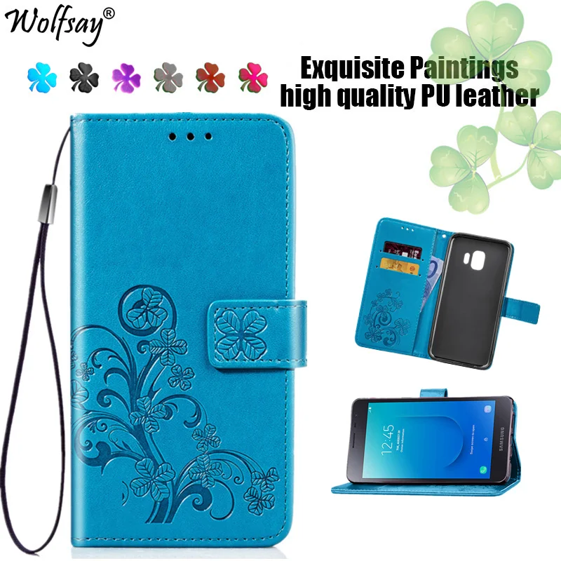 

Чехол Wolfsay для Samsung Galaxy J2 Core, 5,0 дюйма, кожаный бумажник, чехол для телефона, чехол для Samsung J2 Core, Funda Coque J2 Core