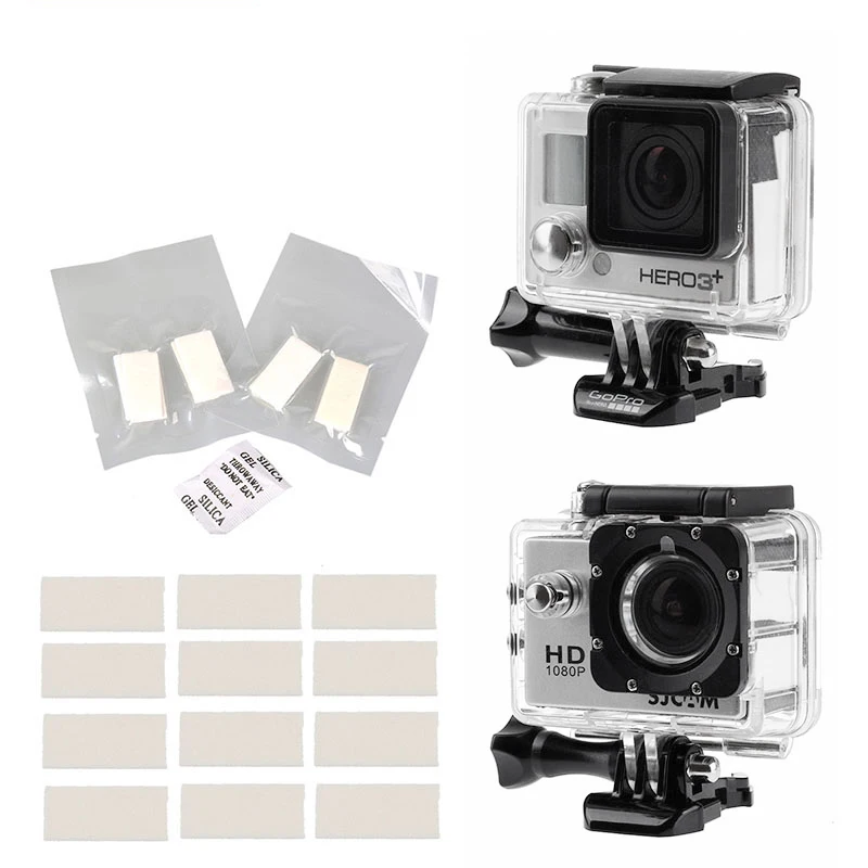 Для Go pro аксессуары 12 шт многоразовые противотуманные Объективы для GoPro Hero 6 5 4 3 + 2 1