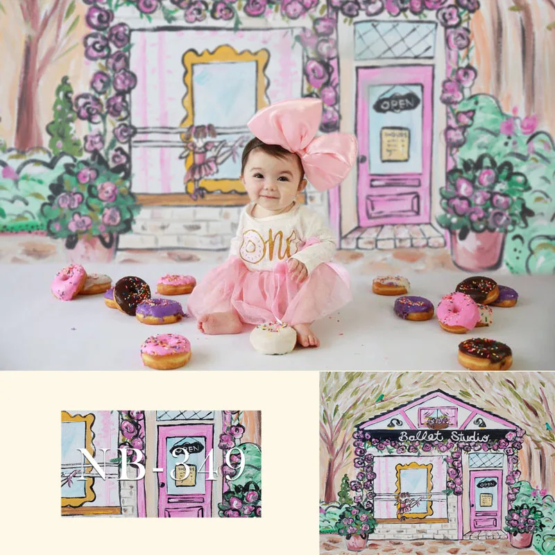 Фон для фотосъемки новорожденных фон Детский День Рождения Вечеринка