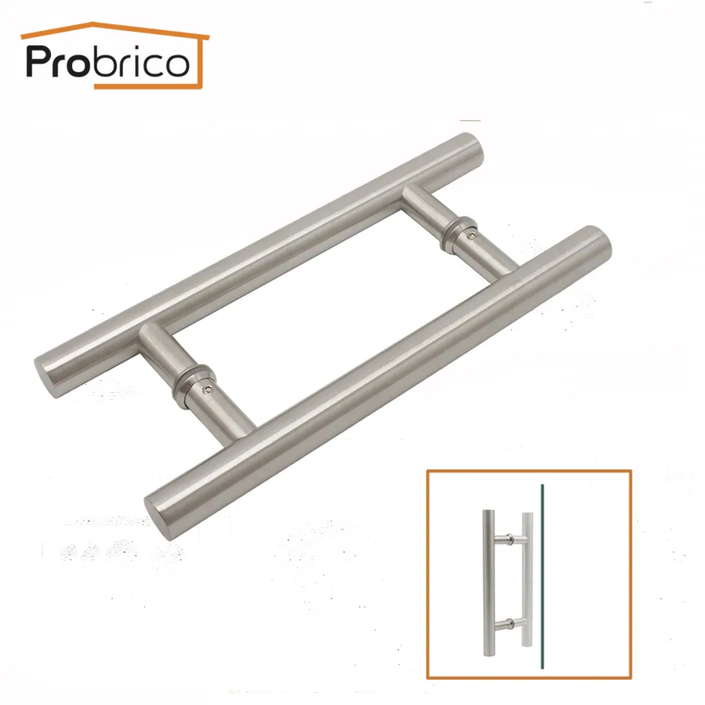 Probrico Inter/наружные дверные ручки из нержавеющей стали полые толстые для шкафа