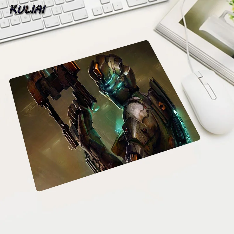 xgz hot dead space video rectangle rubber mouse pad gamer game gaming laptop 18x22cm20x25cm25x29cm washable pc mousepad mats free global shipping