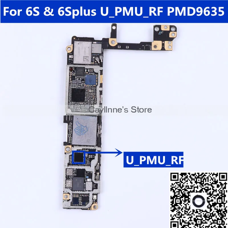 10 шт./лот U_PMU_RF PMD9635 для iPhone 6S 6splus микросхема питания IC baseband|Шлейфы мобильных