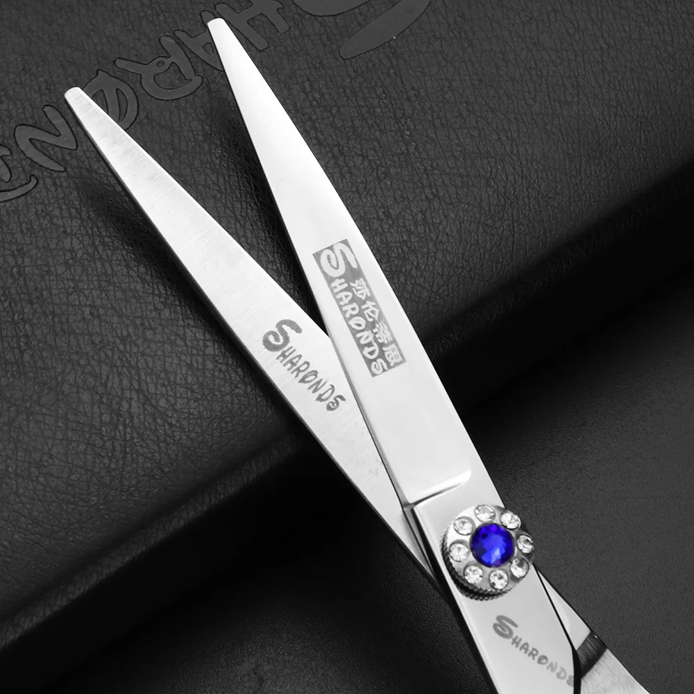 Профессиональные Ножницы sharp 440c стали левая рука Парикмахерские ножницы высокого качества Парикмахерская ножницы бритва, набор
