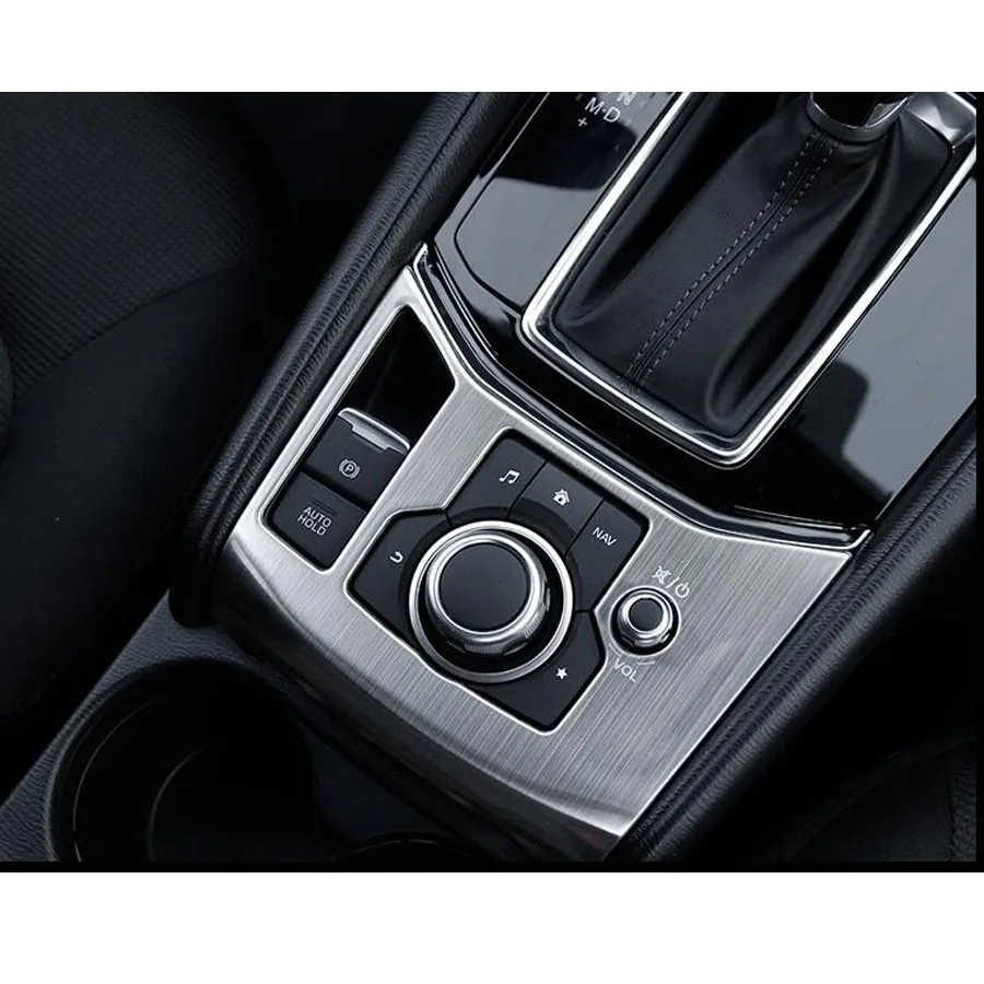 

Интерьер автомобиля электронный ручной тормоз кнопка переключатель панель рамка обшивка тюнинг для Mazda CX-5 CX5 2-го поколения 2017 2018 LHD