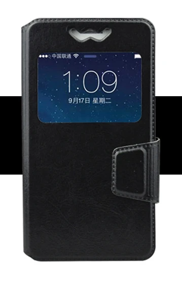 Универсальный чехол кожа полиуретан для смартфона Elephone Trunk S2 P3000s P10 P6000 P5000 G6 S3 S7