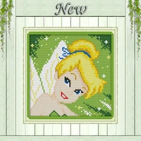 spirit beautiful girl fairy painting counted printed on canvas dmc 14ct 11ct chinese cross stitch needlework sets embroider kits