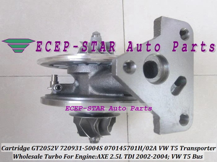 Турбокартридж CHRA GT2052V 720931 720931-0004 720931-0002 070145702A турбонагнетатель для Volkswagen VW T5