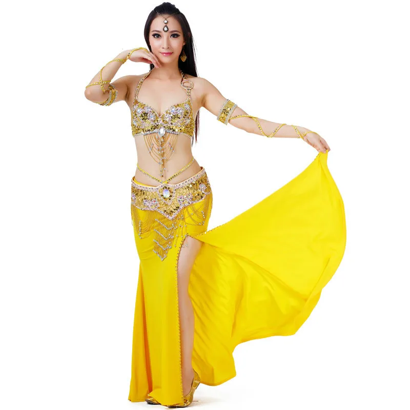Высококачественная восточная одежда для танца живота с бусинами 11 цветов 3 шт.