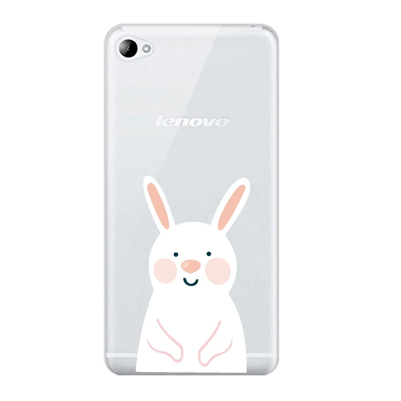 Мягкий прозрачный чехол из ТПУ с изображением животных для Lenovo S60 S90 A2010 A1000 A5000 A7000