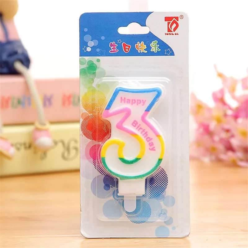 Свеча-цифра на торт 2019 год для дня рождения украшения тортов | Дом и сад