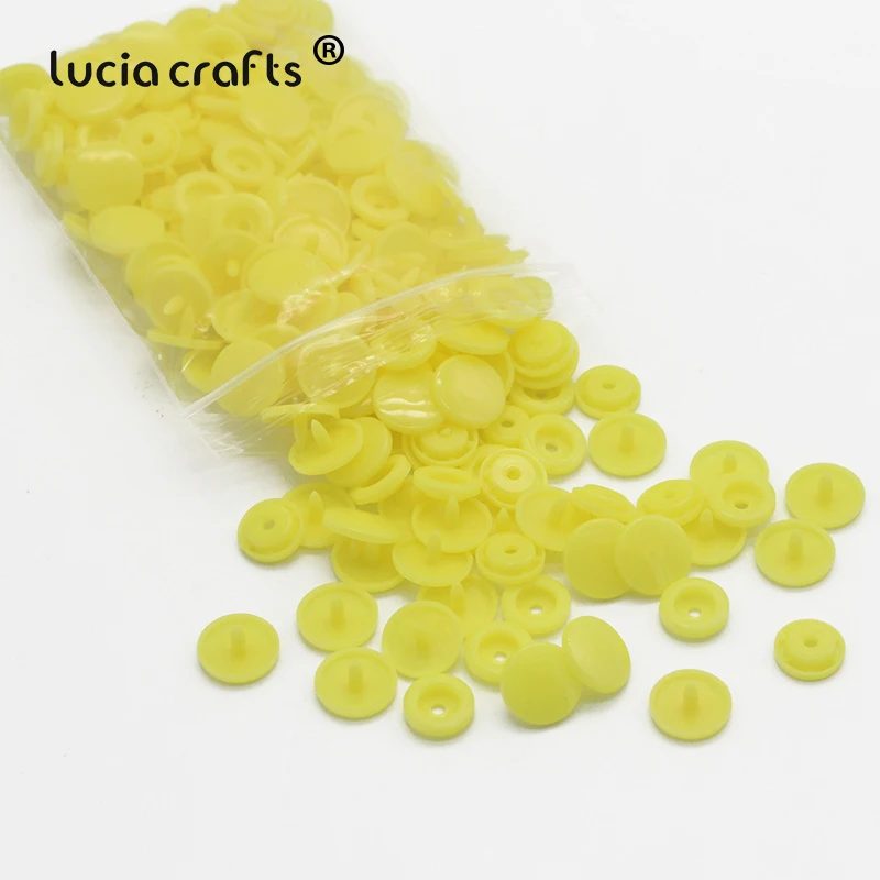 Lucia crafts 100 компл./лот Пластик кнопки папка пряжки ювелирные изделия DIY чехол для