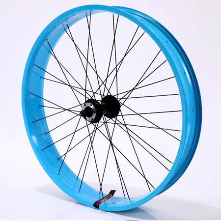 2-blue Колеса для велосипеда, диски 26*4,0, колеса из сплава для горной дороги, колеса для велосипеда из алюминиевого сплава, колеса для езды на велосипеде, ультра-светильник - Цвет: 2-blue