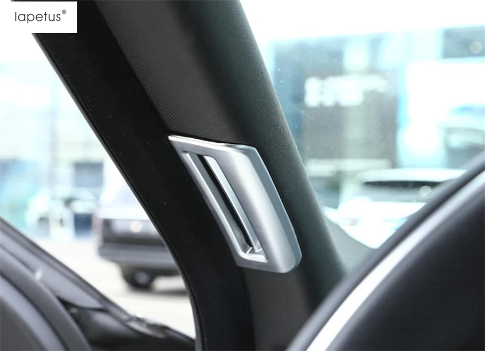 

Lapetus Accessories For Land Rover Range Rover Velar 2018 - 2021 Pillar A Air Conditioning AC Vent Outlet Molding Cover Kit Trim