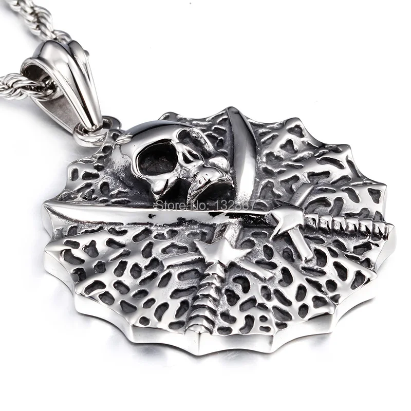 Хип-хоп в стиле панк Мужская Байкерская Подвеска из нержавеющей стали 316L с мачете