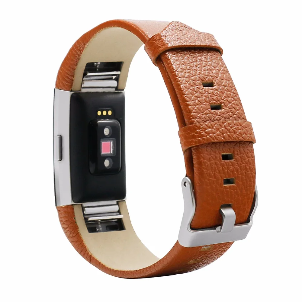 Роскошные Пояса из натуральной кожи ремешок для fitbit заряд 2 Smart Браслет заменить для fitbit заряд 2 сердечного ритма браслет заме