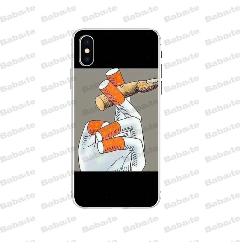 Babaite сигареты фотографии прозрачный мягкий чехол для телефона для Apple iPhone 5 5S SE 6 6S 7 8 Plus X XS MAX XR мобильный чехол s