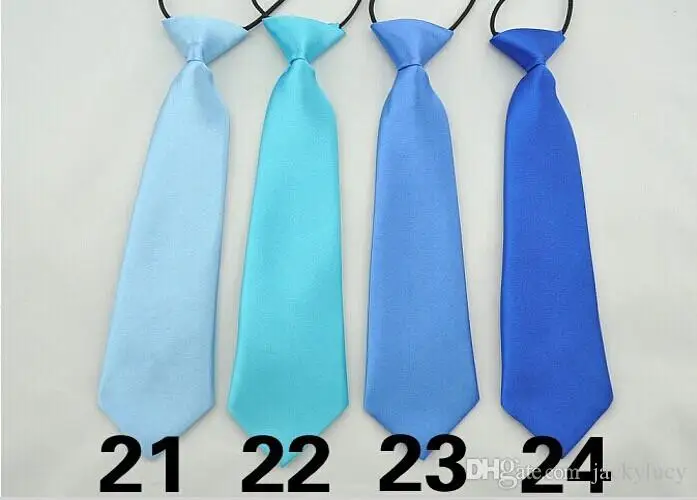 

Hot Sale Kids Fashion Accessories Boys Neck Silk Ties Baby Neckties For Wedding and School Free Shipping