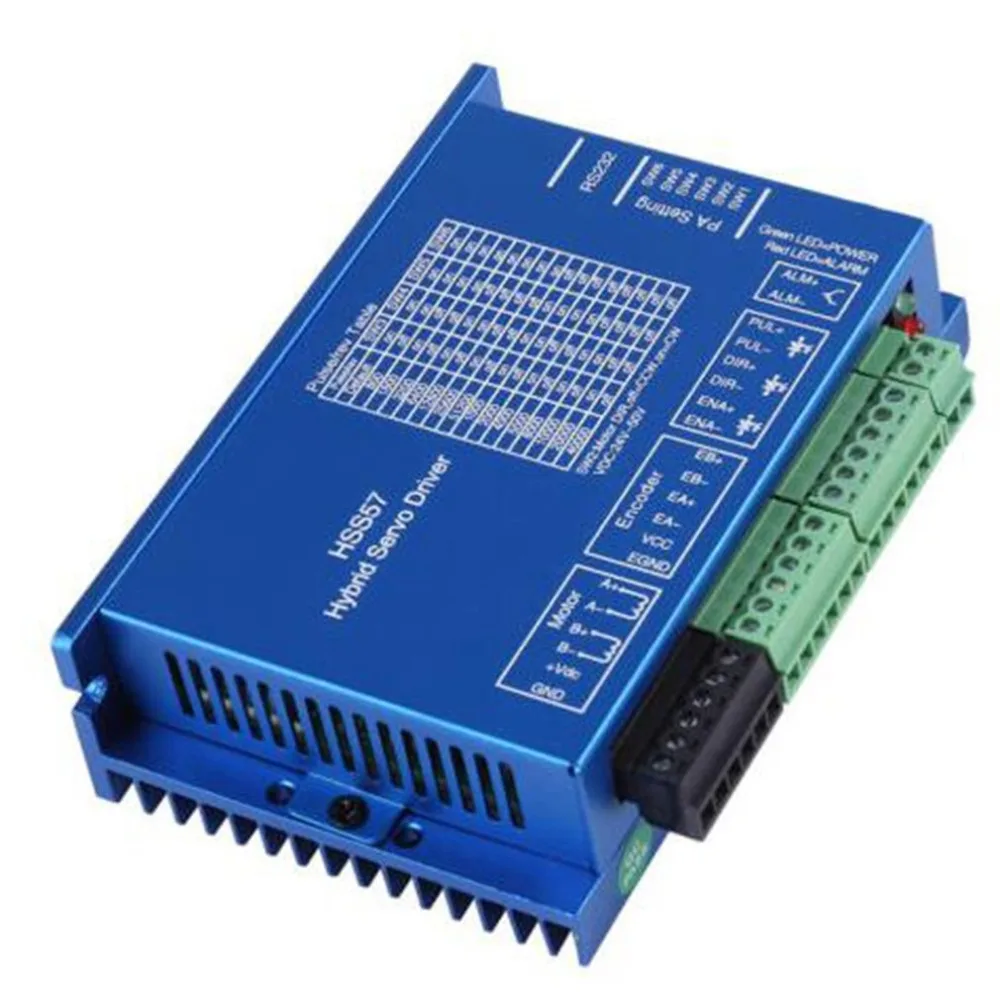 HSS57 шаговый двигатель Nema 23 мотор Гибридный Серводвигатель и 57HSE2N D25 замкнутый