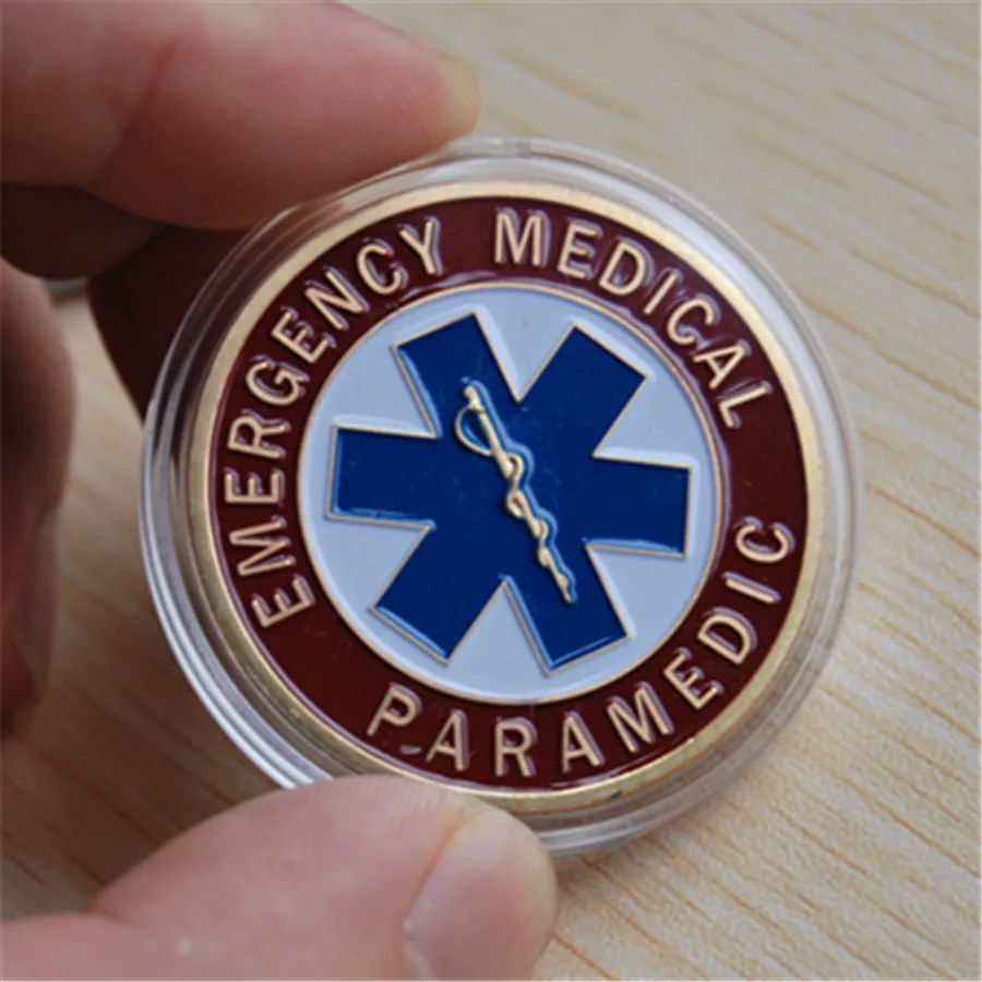 Бесплатная доставка экстренный медицинский парамедик/монета IAFF Fire|coin coins|paramedic