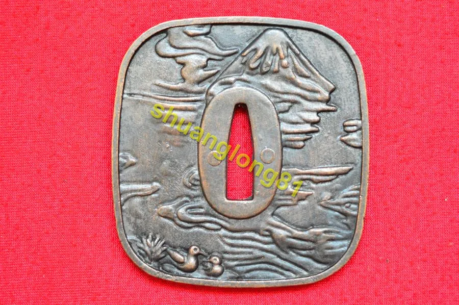 Высококачественная защита из японского сплава Tsuba для самурайский меч катана Guard