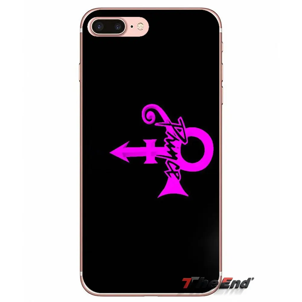 For iPhone X 4 4S 5 5S 5C SE 6 6S 7 8 Plus Samsung Galaxy J1 J3 J5 J7 A3 A5 2016 2017 Prince Rogers Nelson logo Soft TPU Case | Мобильные