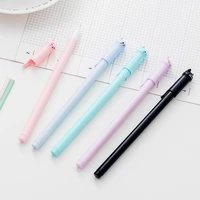 120 pcs creative stationery wholesale student pen cute cat gel pen 0 5mm black ink pen school supplies office supplies