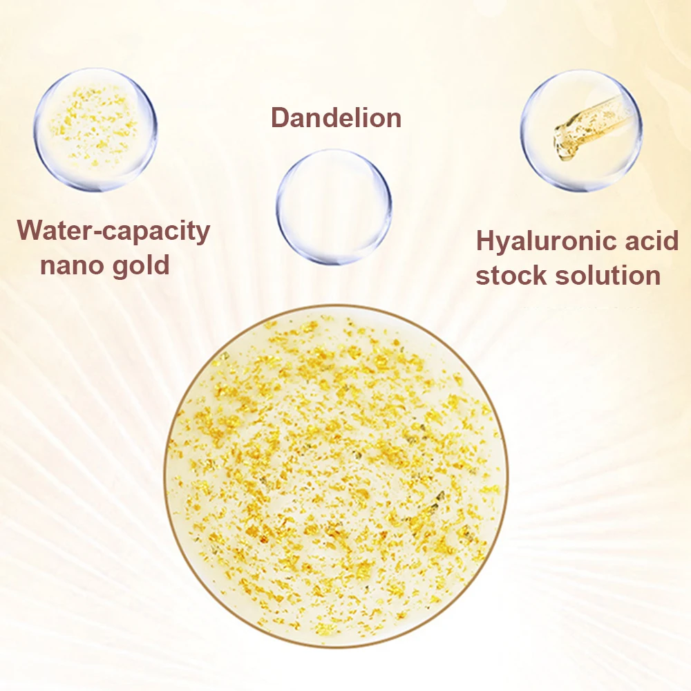 24K Золотая Сыворотка для лица гиалуроновая кислота сыворотка