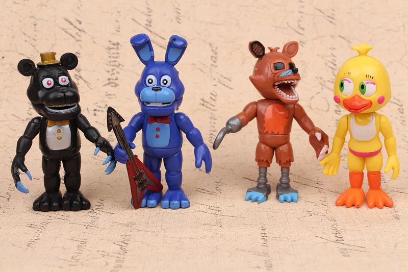 Экшн-фигурки из аниме пять ночей у Фредди ПВХ Фигурки FNAF Fazbear Бонни Фокси