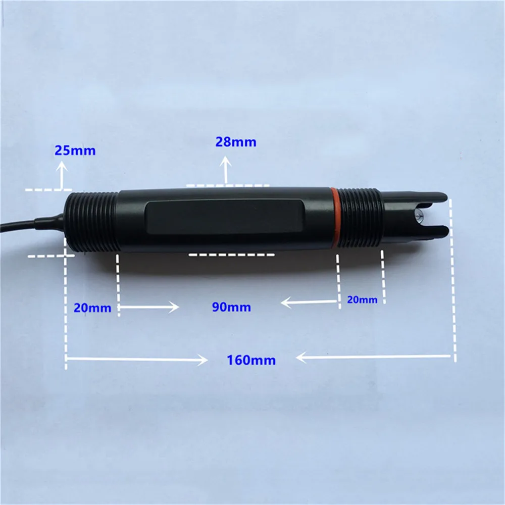 Industrial PH Probe 0 -14PH Electrode Sensor Acid Meter Electrode/ 3/4 NPT Pipe Thread With 5M Cable | Электроника